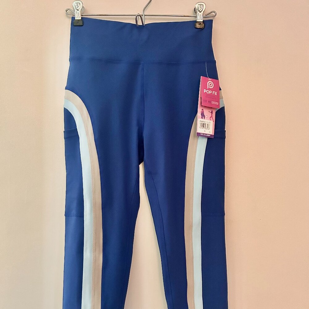 NWT POP Fit Cropped Leggings w/ Pockets - Sunset Crop Size S